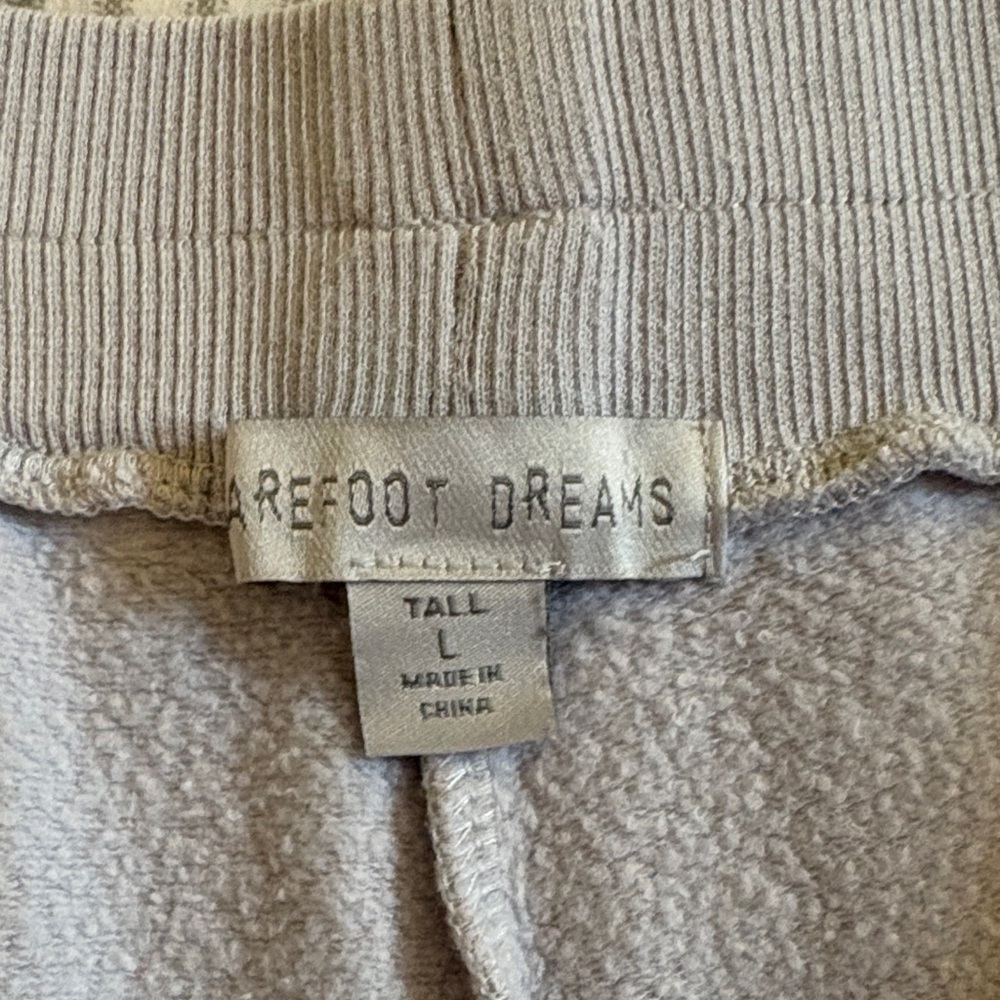 Barefoot Dreams Cozy Straight Leg Lounge Pants ~ Size Large Tall ~ Light Grey - Picture 4 of 8